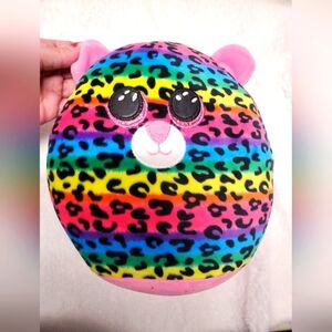 Cat TY stuffed animal Raimbow Animal Print